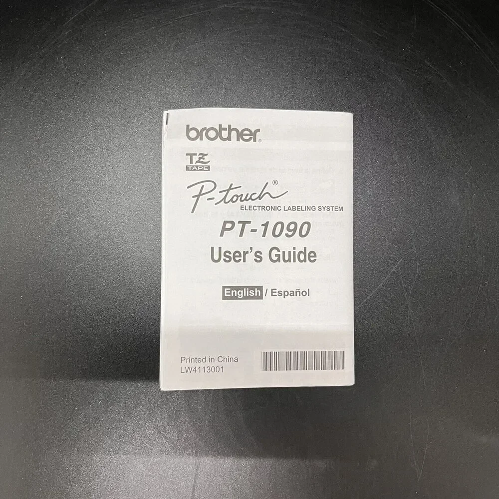 Brother P-Touch PT-1090BK Handheld Label Maker Office No Cable With Extra Tapes